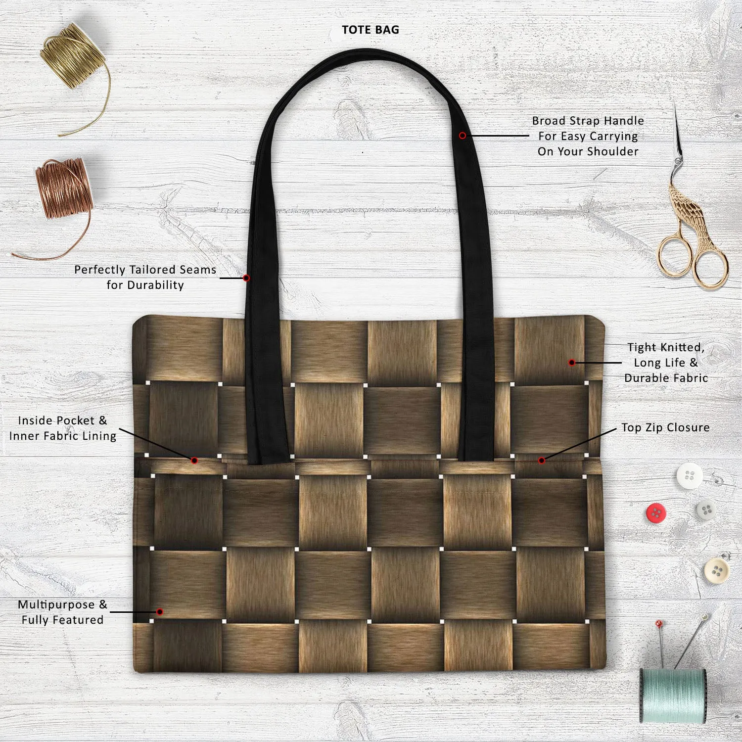 Abstract Art D37 Tote Bag Shoulder Purse | Multipurpose