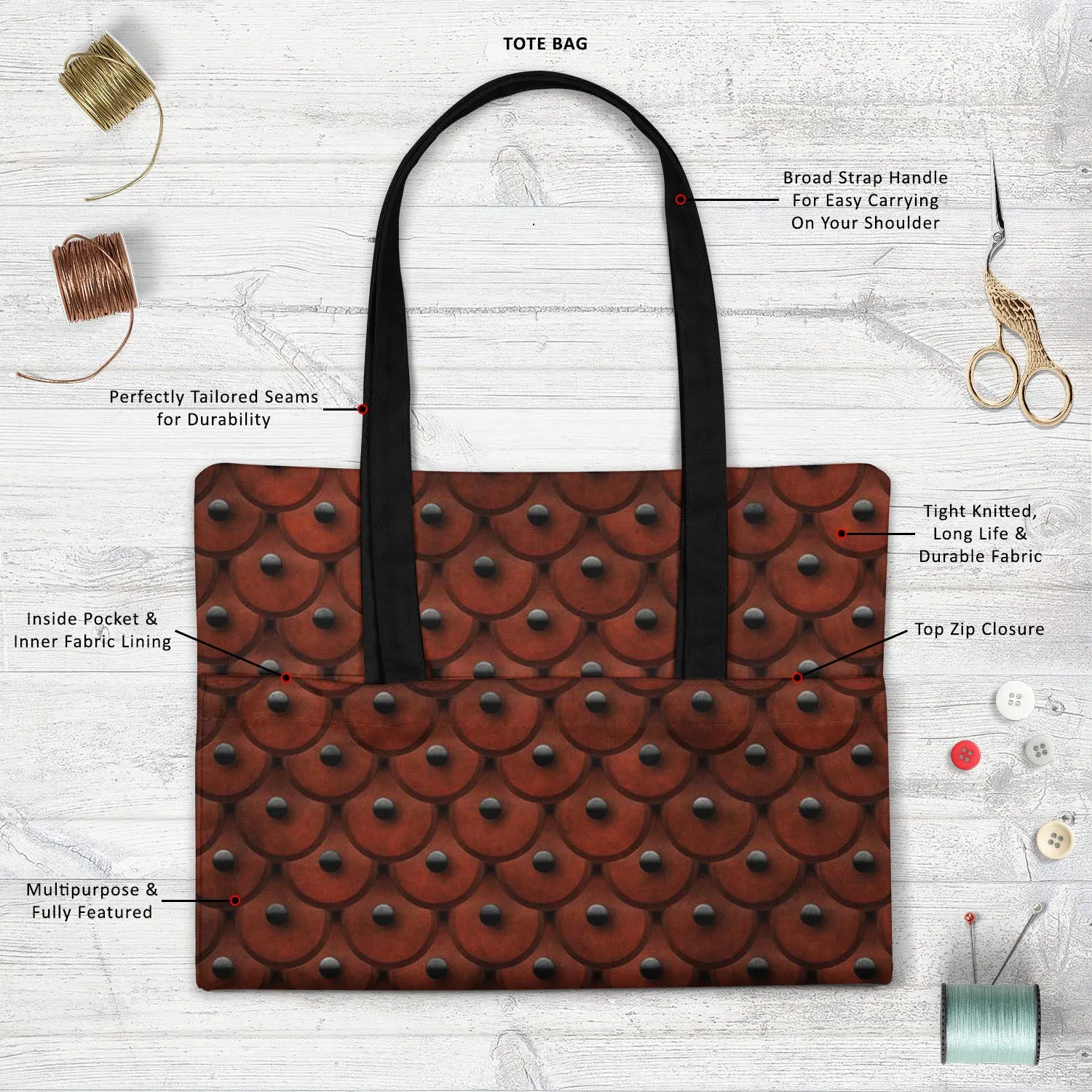 Abstract Art D38 Tote Bag Shoulder Purse | Multipurpose