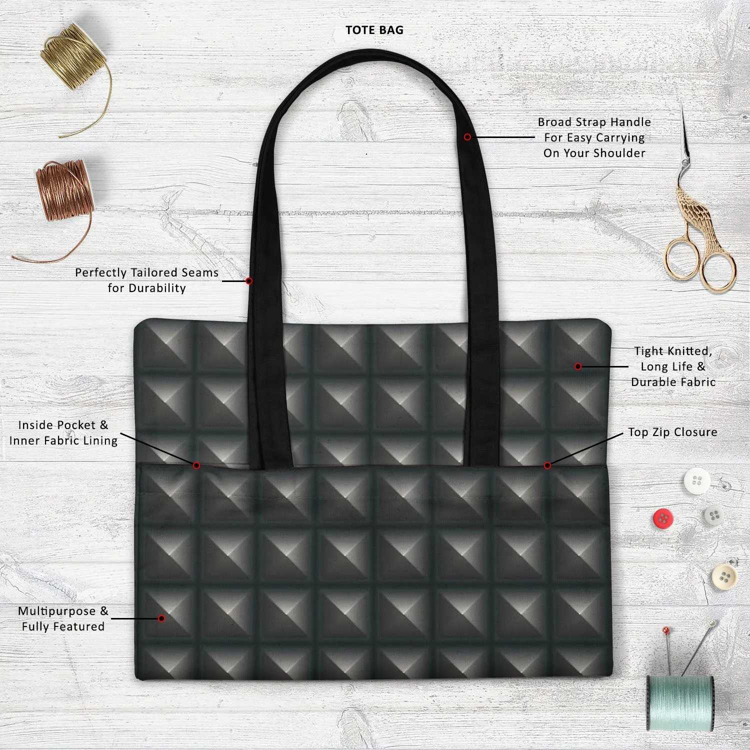 Abstract Art D39 Tote Bag Shoulder Purse | Multipurpose