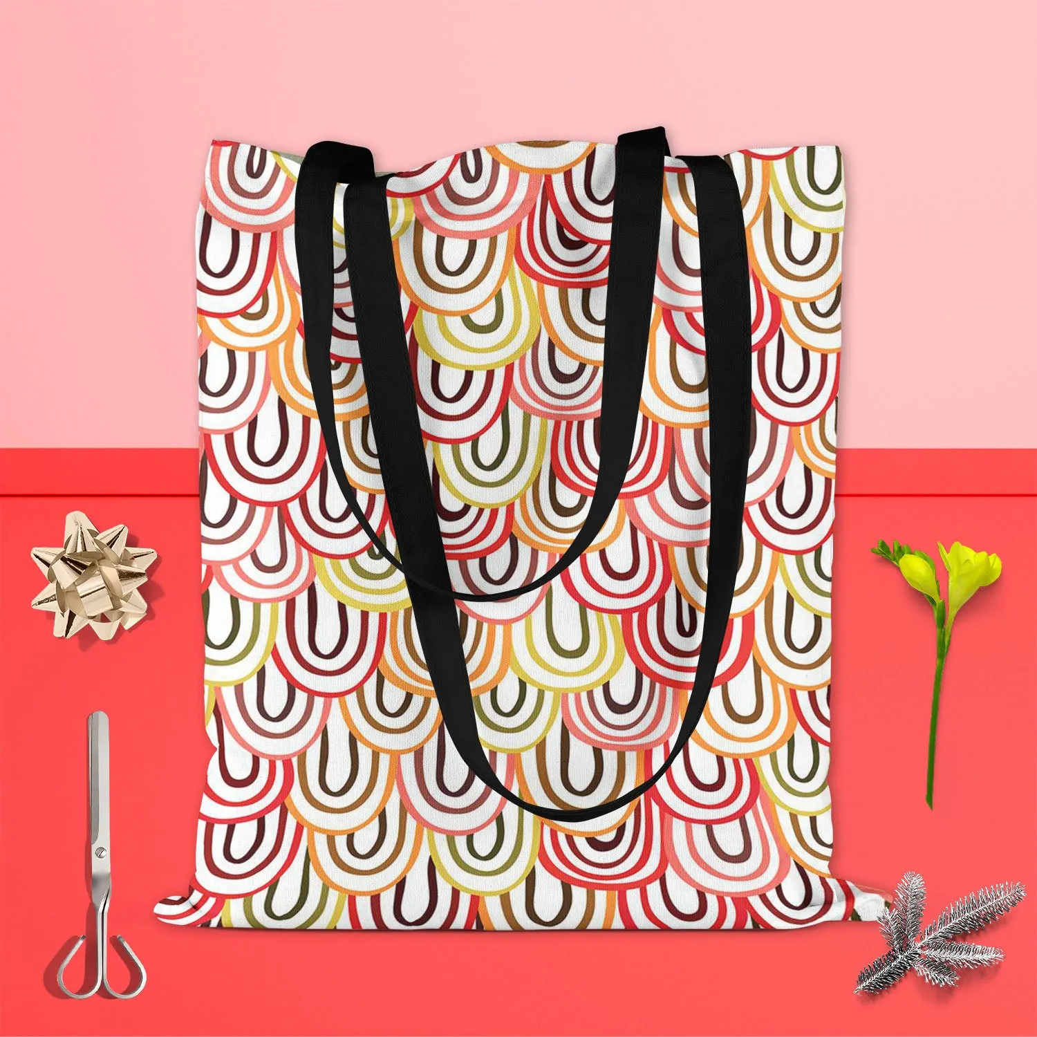 Abstract Doodles D1 Tote Bag Shoulder Purse | Multipurpose
