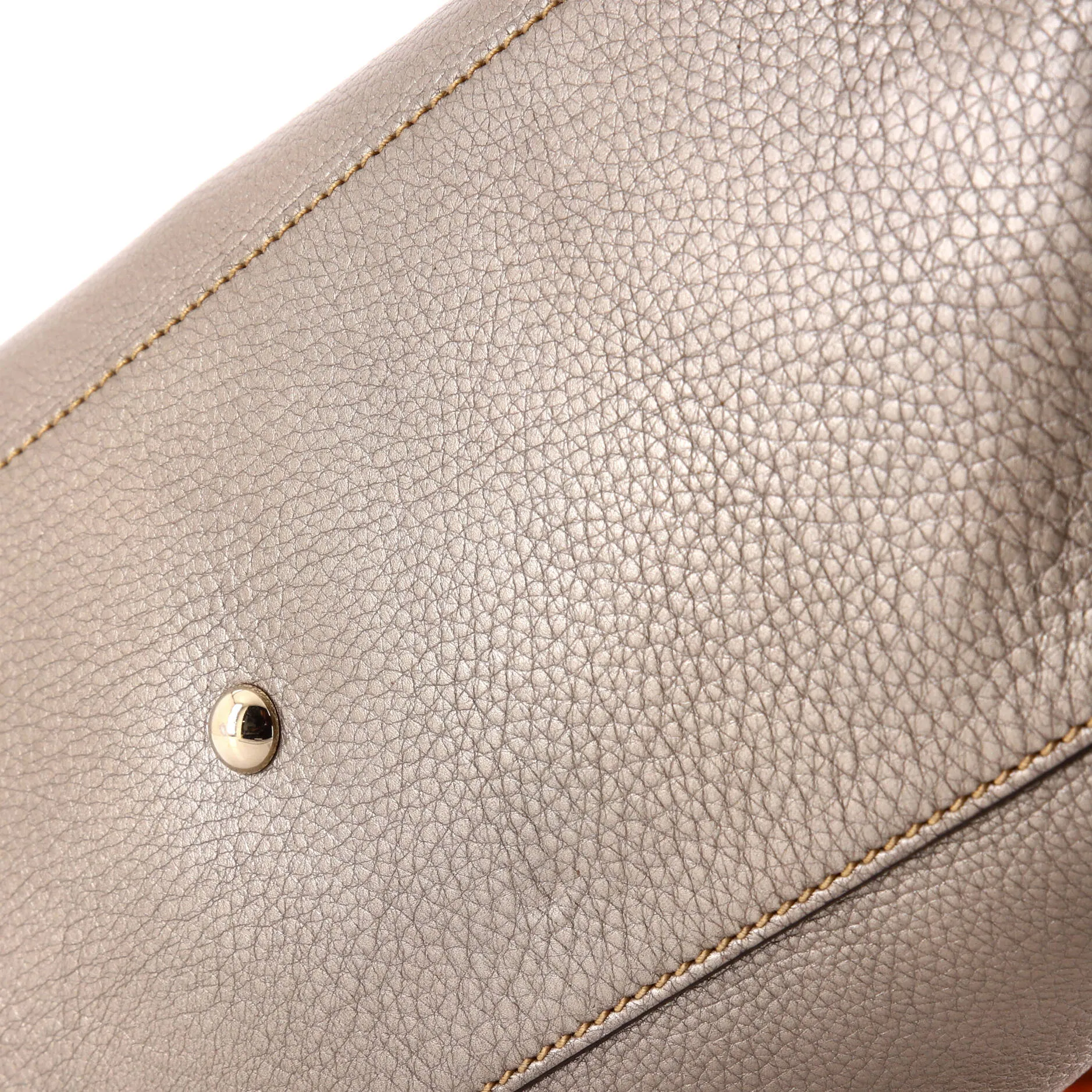 Bamboo Shopper Tote Leather Medium
