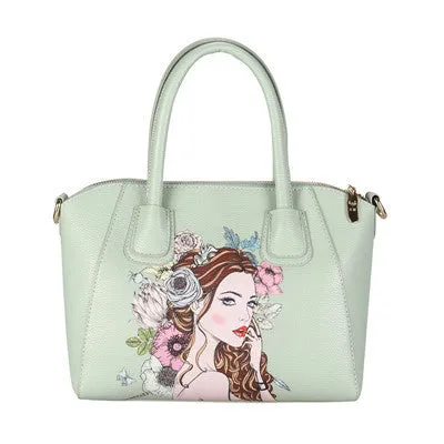 Big Smiley Trapeze Bag Women Fashion Printing Women Handbag Designer Handbags High Quality Ladies Bags Brand Pu Leather Tote Bag