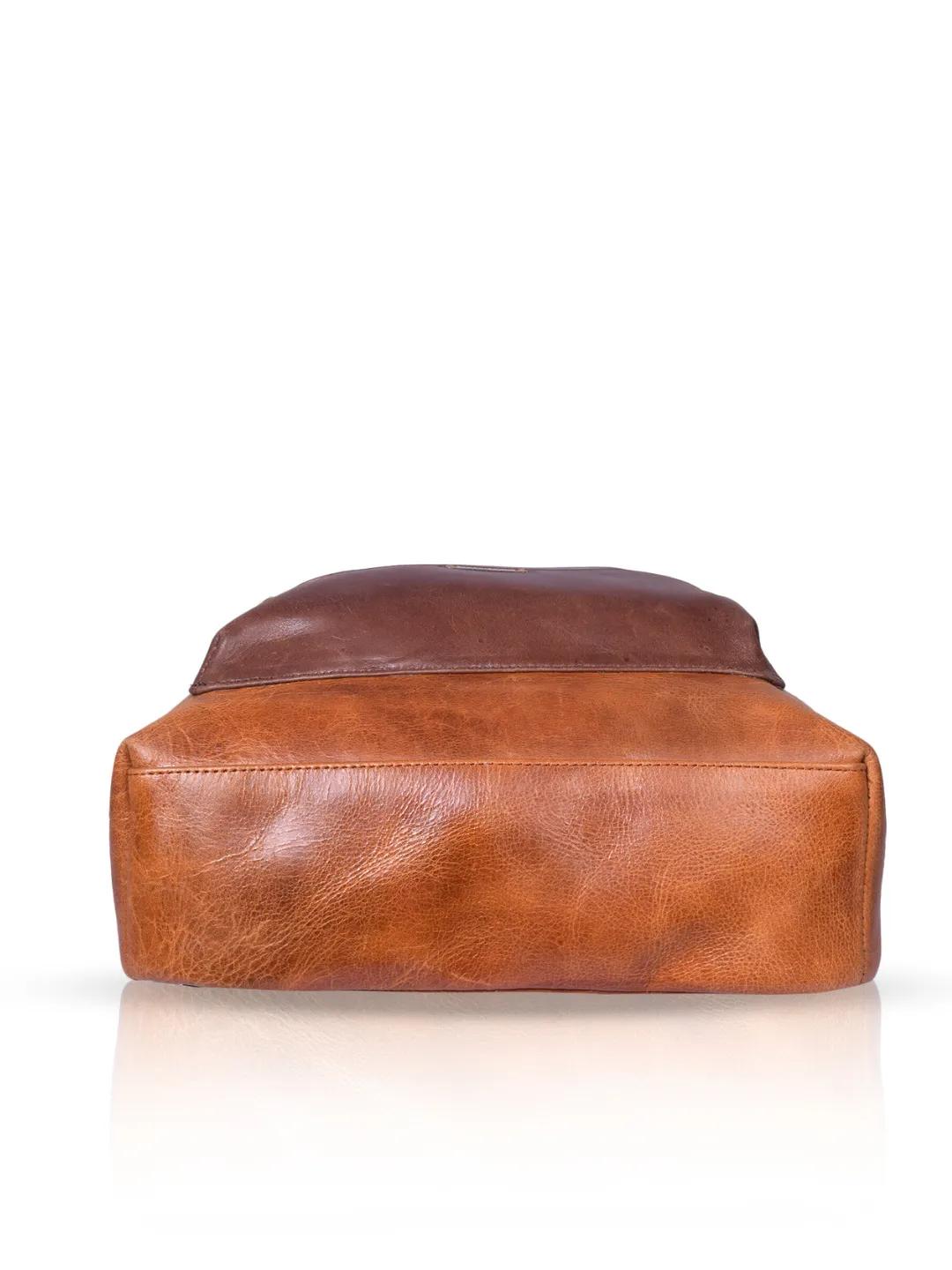Brown Leather BuddyPack - The Urban Backpack