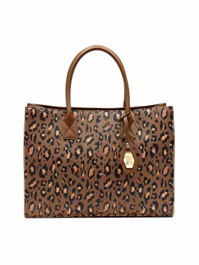 Cavalli Class MODENA Camel Large Shopper Tote Bag