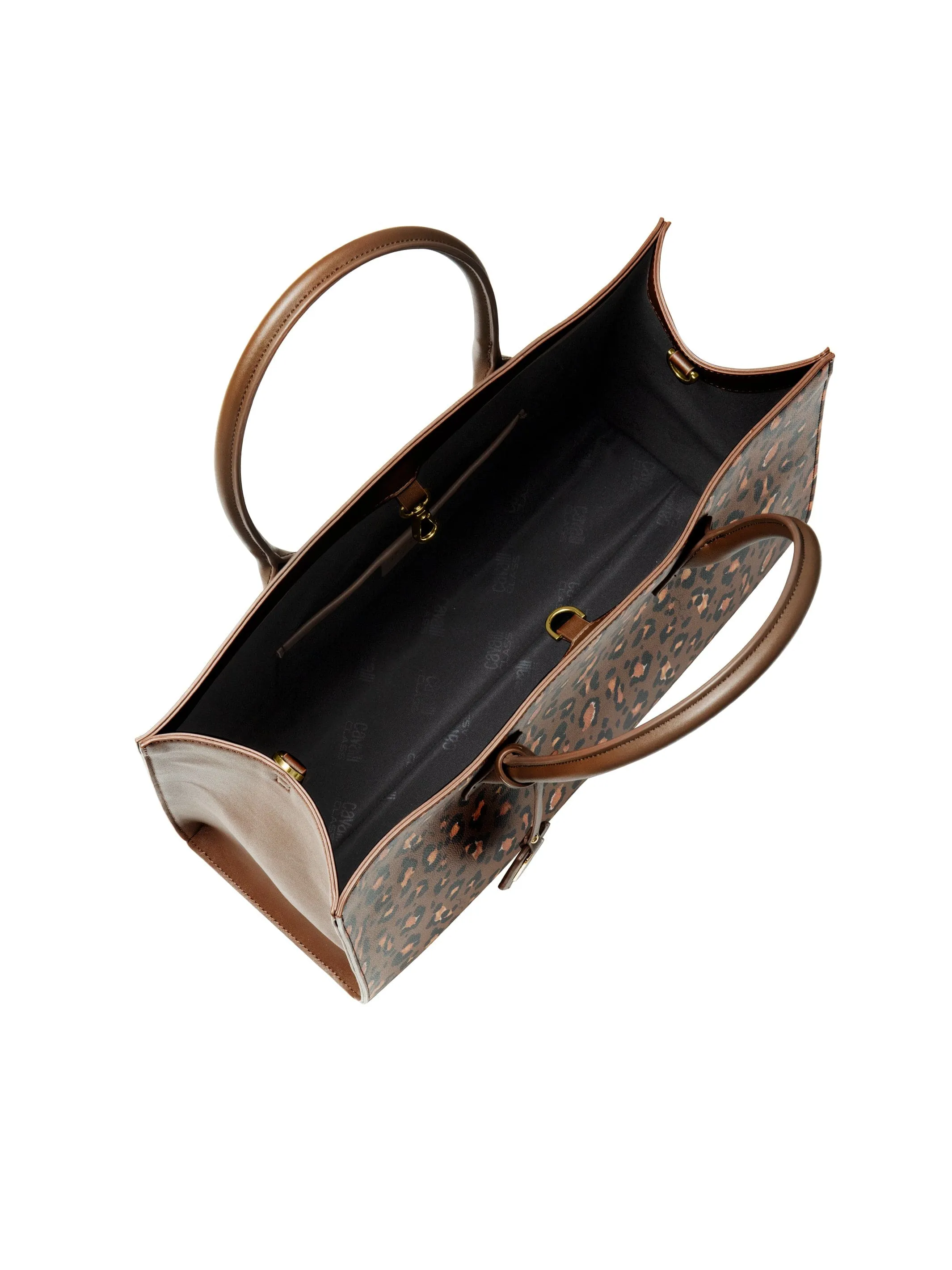 Cavalli Class MODENA Camel Large Shopper Tote Bag