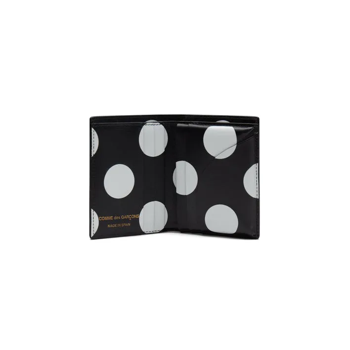 CDG Inside Polka Dot Bifold Wallet (SA0641)