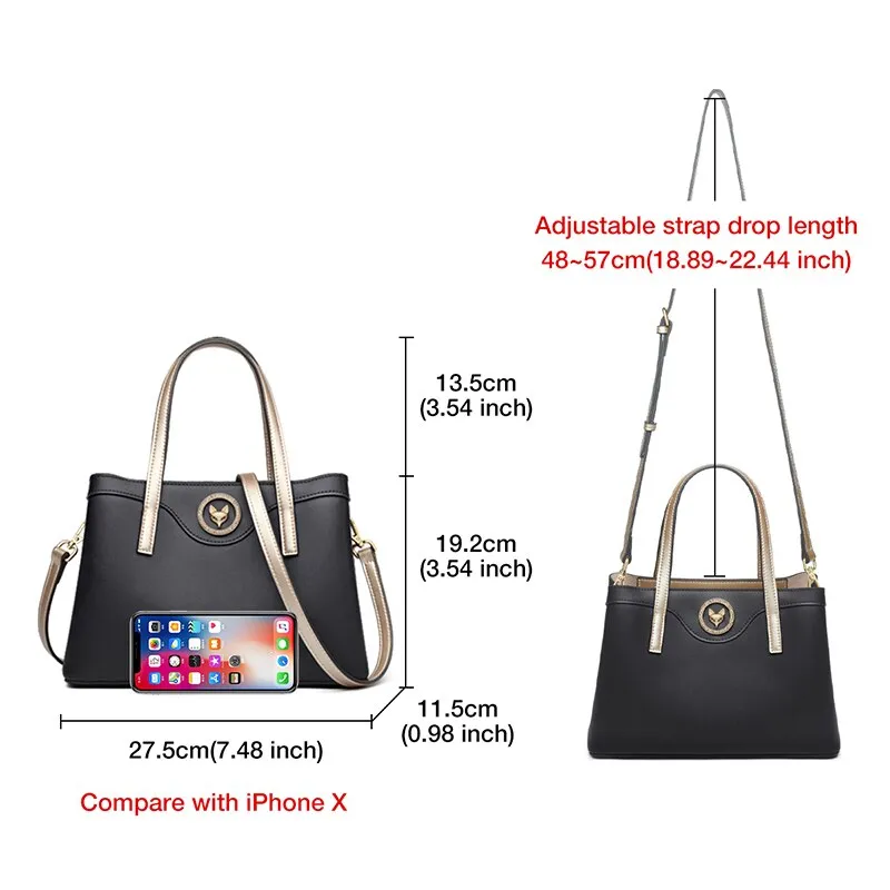 FOXER Original Genuine Leather Women Handbag Fall Winter Big Totes Lady Commute Handle Shoulder Bag Elegant Female Fashion Purse