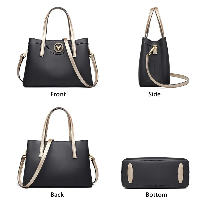 FOXER Original Genuine Leather Women Handbag Fall Winter Big Totes Lady Commute Handle Shoulder Bag Elegant Female Fashion Purse