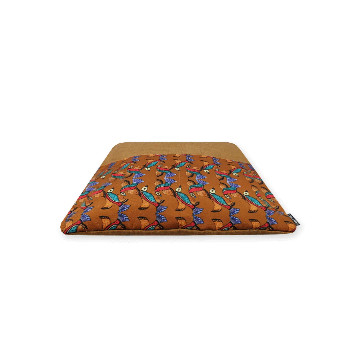 Gond Tote Bag- Mustard Bird