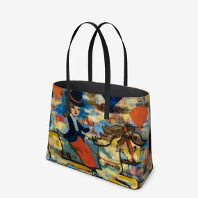 Happy Balloon Leather Tote