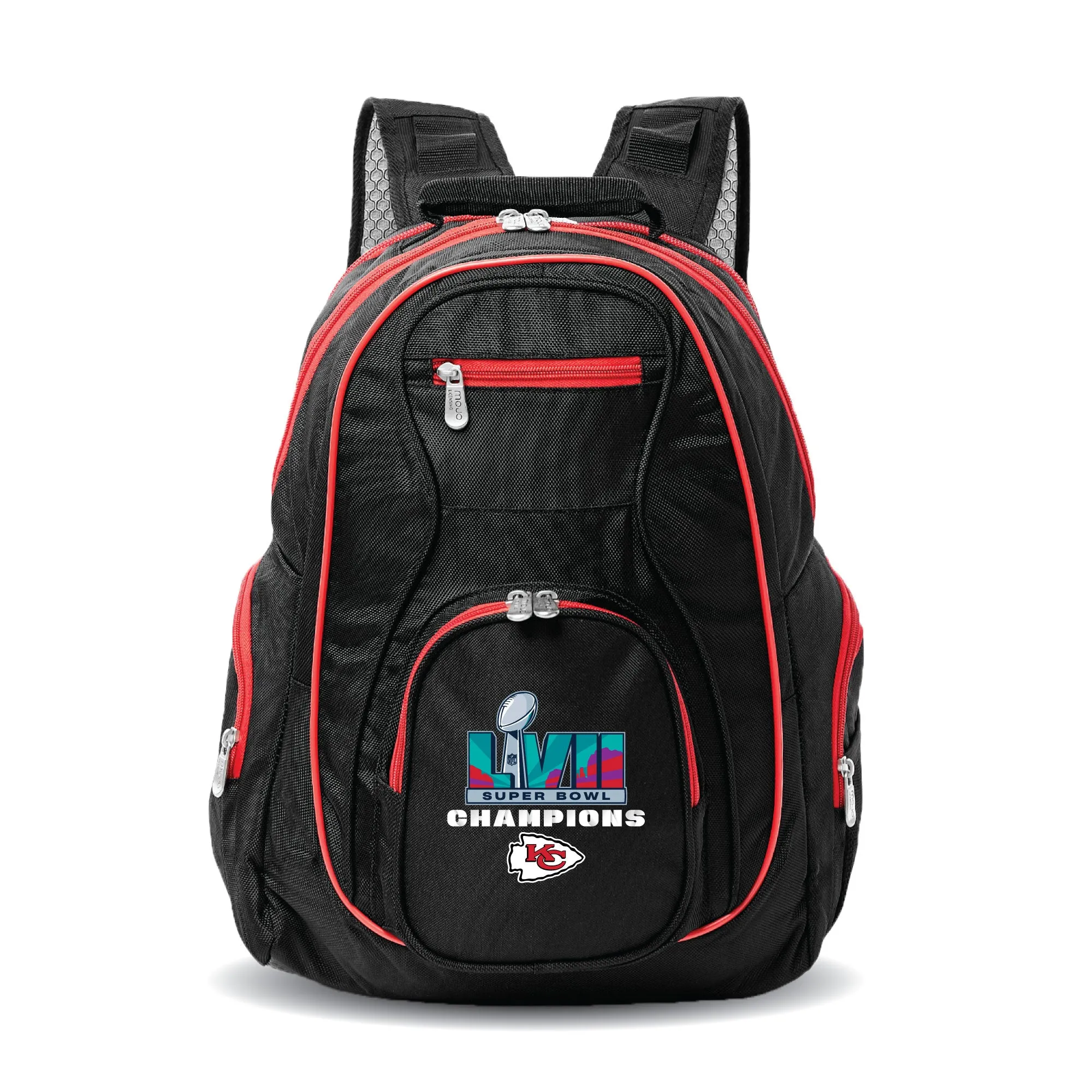 Kansas city Chiefs Super Bowl LVII Champions Premium Laptop Backpack- Red Trim