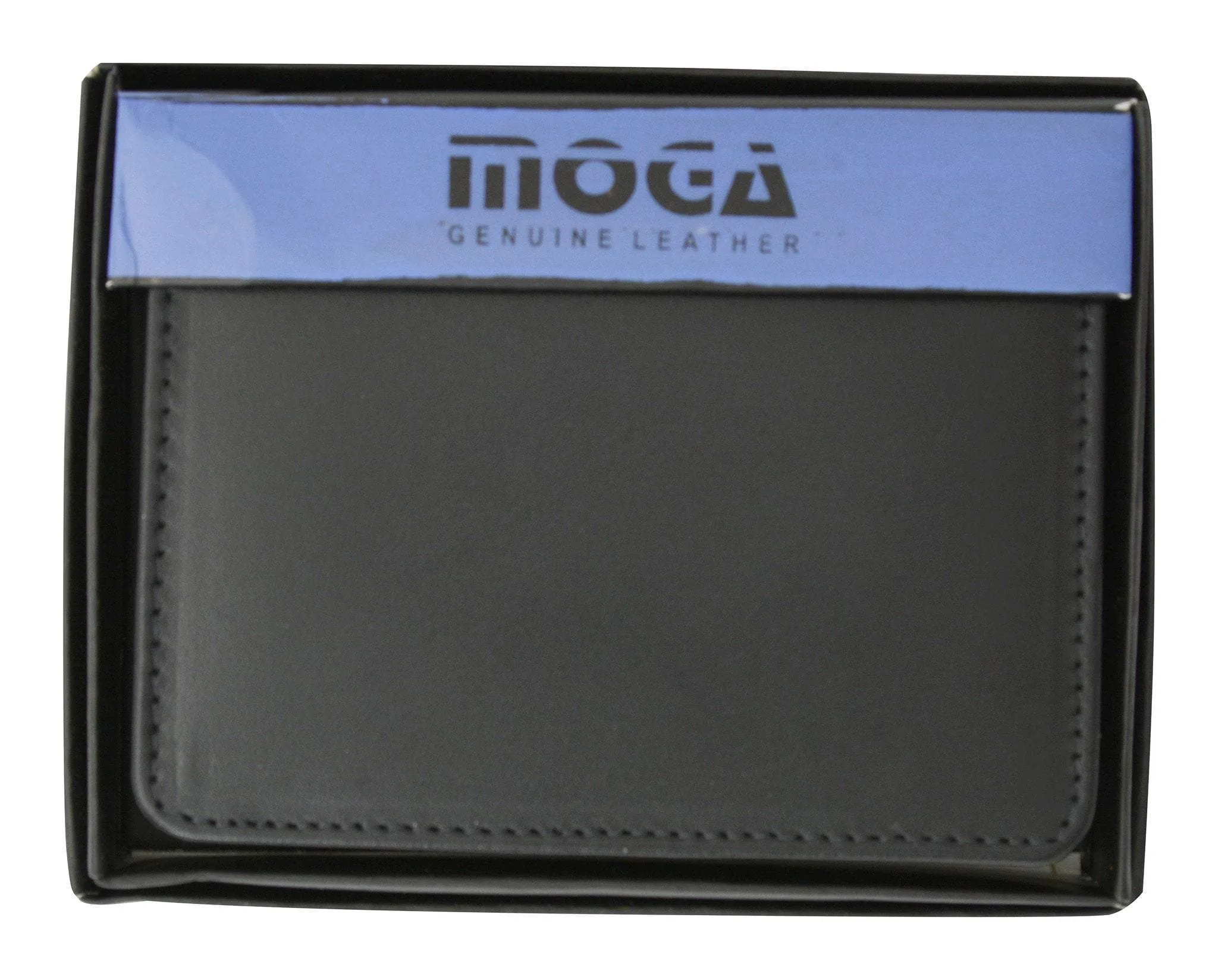 Moga Small Compact Credit Card ID Holder Wallet High End Leather 90074