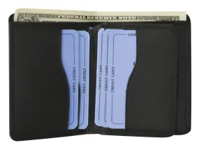 Moga Small Compact Credit Card ID Holder Wallet High End Leather 90074