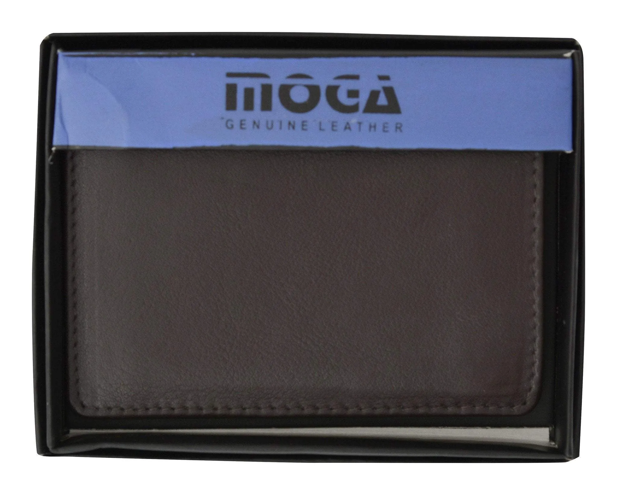 Moga Small Compact Credit Card ID Holder Wallet High End Leather 90074