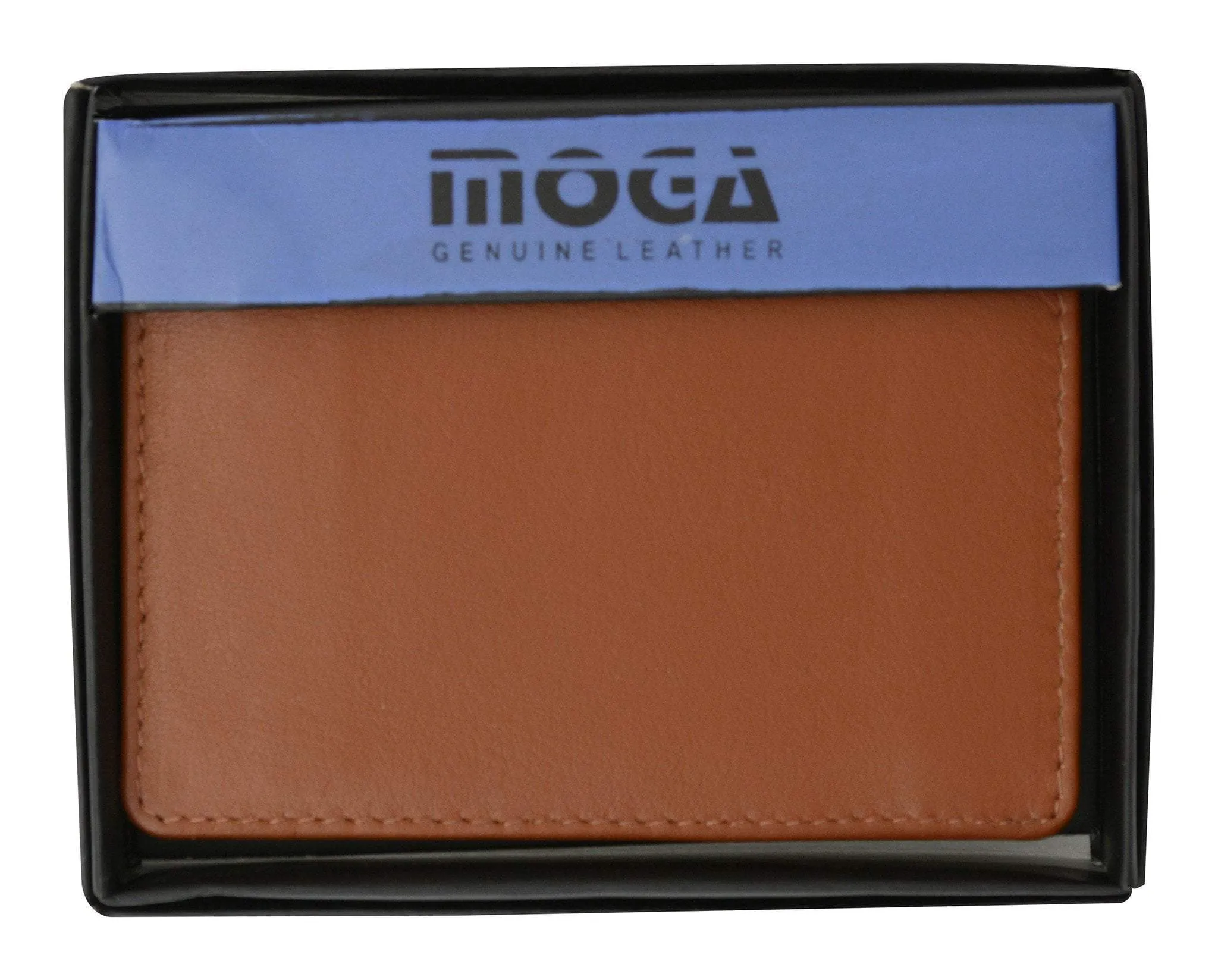 Moga Small Compact Credit Card ID Holder Wallet High End Leather 90074