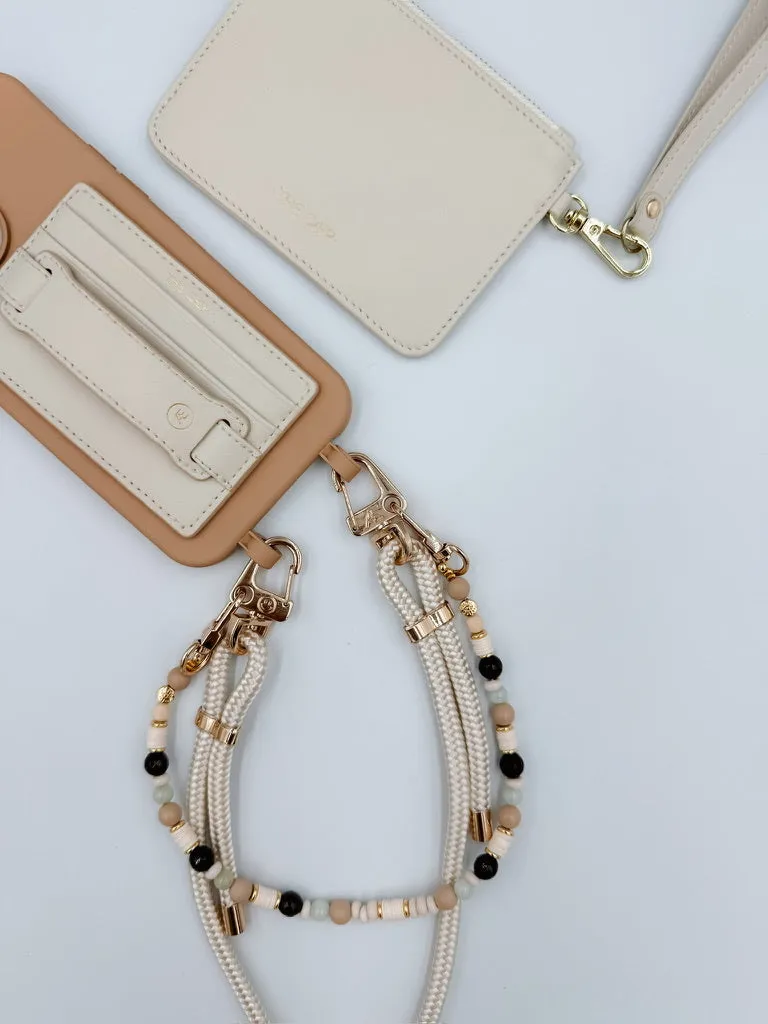 Off White Hoop Phone Wallet - MagSafe (RFID)