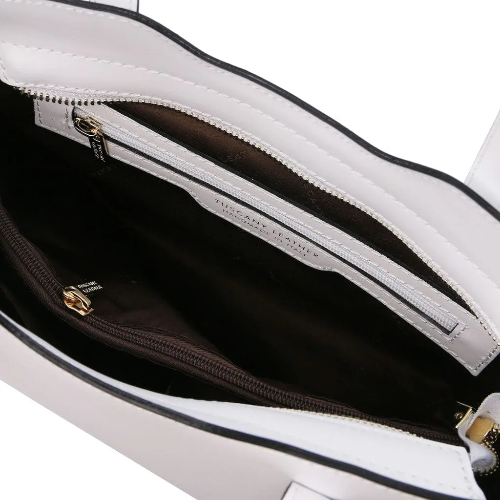 Olimpia - Italian leather tote - Small size | TL141521