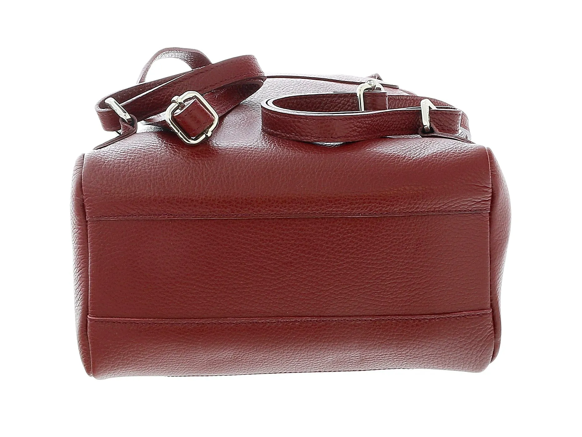 Pierre Cardin Burgundy  Leather Classic Medium Fashion Backpack