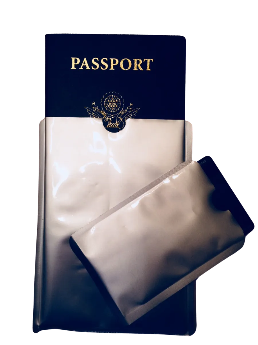 RFID Insert Sleeves (Set of 2) ~ use these inside our PortaPocket pockets for added safety