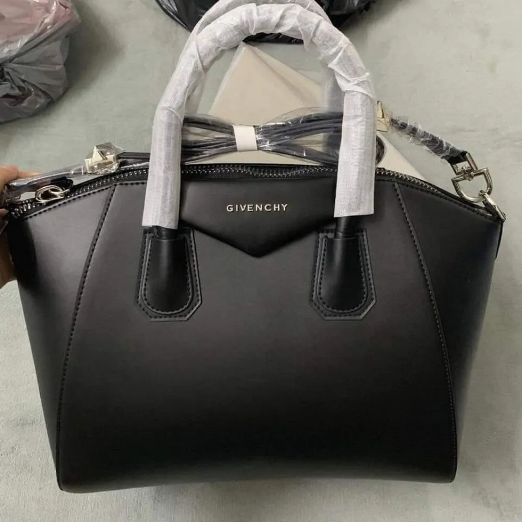 Solid Highend Quality Pu Leather Handbag For Women