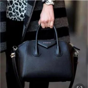 Solid Highend Quality Pu Leather Handbag For Women