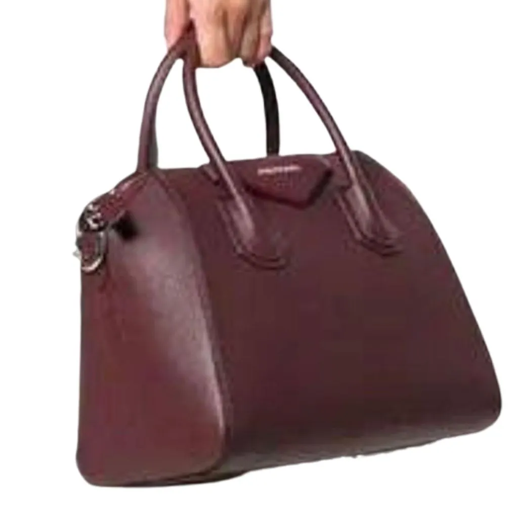 Solid Highend Quality Pu Leather Handbag For Women