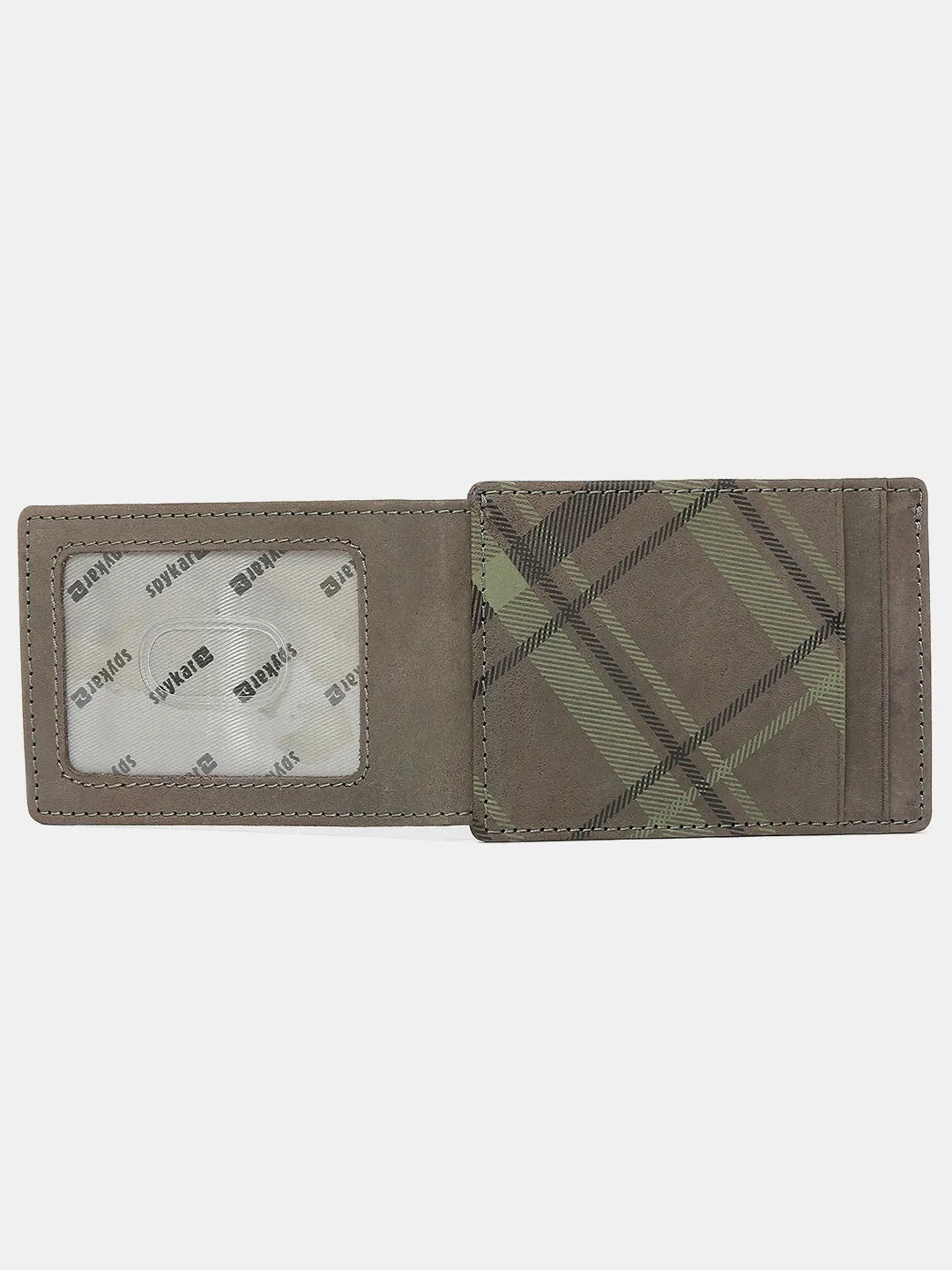 Spykar Men Olive Leather Money Clips