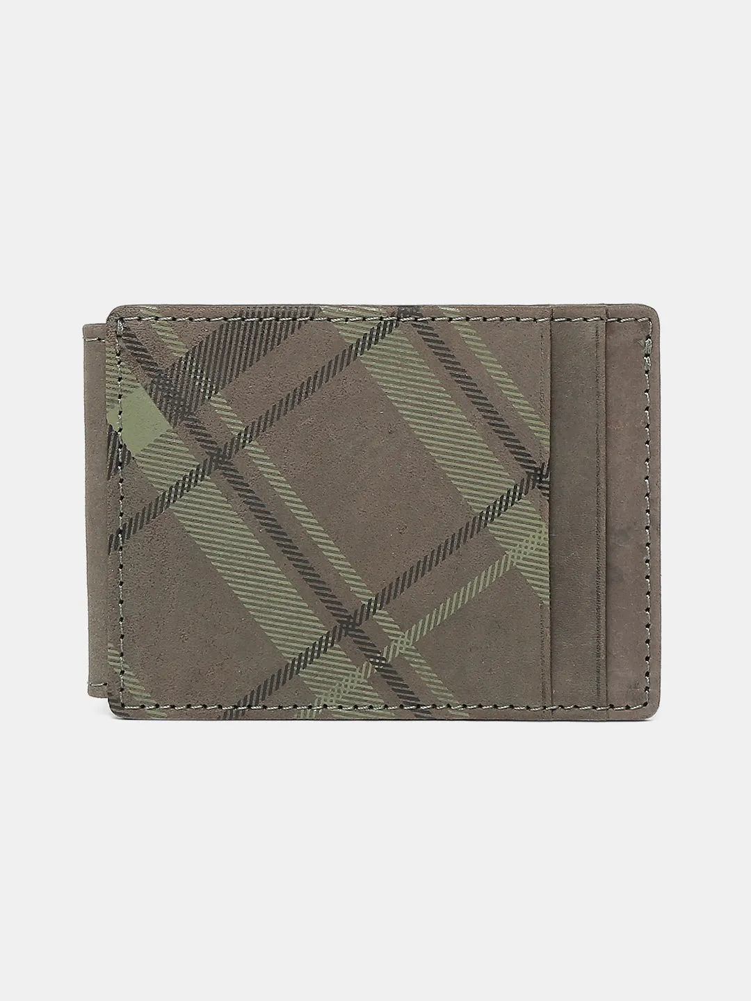 Spykar Men Olive Leather Money Clips