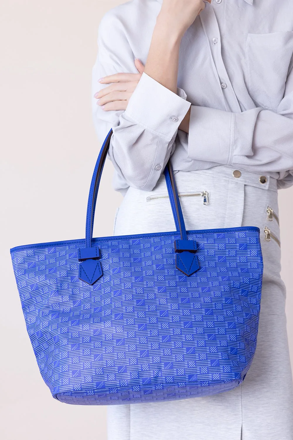 St Tropez ZipTote MM - Deep Blue