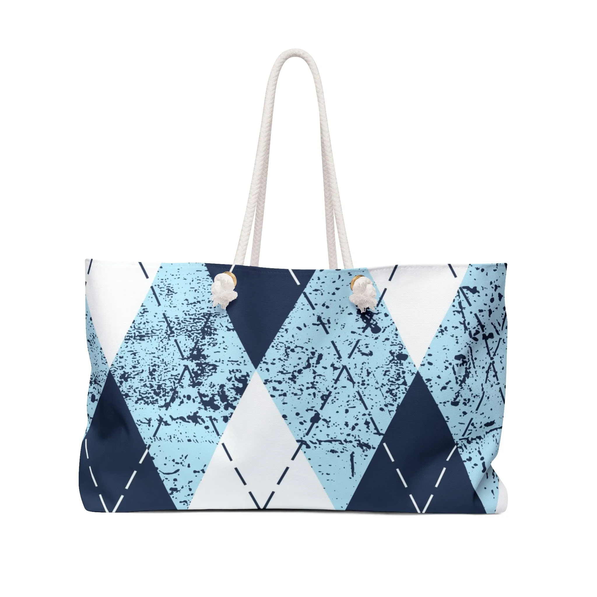 Stylish Geometric Weekender Bag | Perfect for Travel & Everyday Use