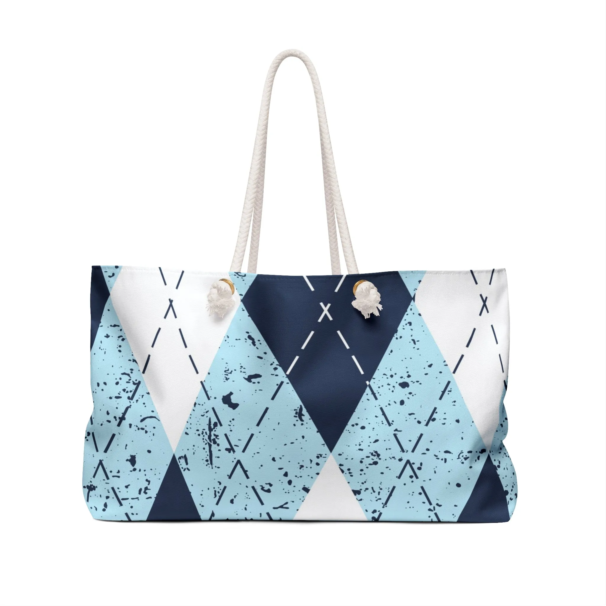 Stylish Geometric Weekender Bag | Perfect for Travel & Everyday Use