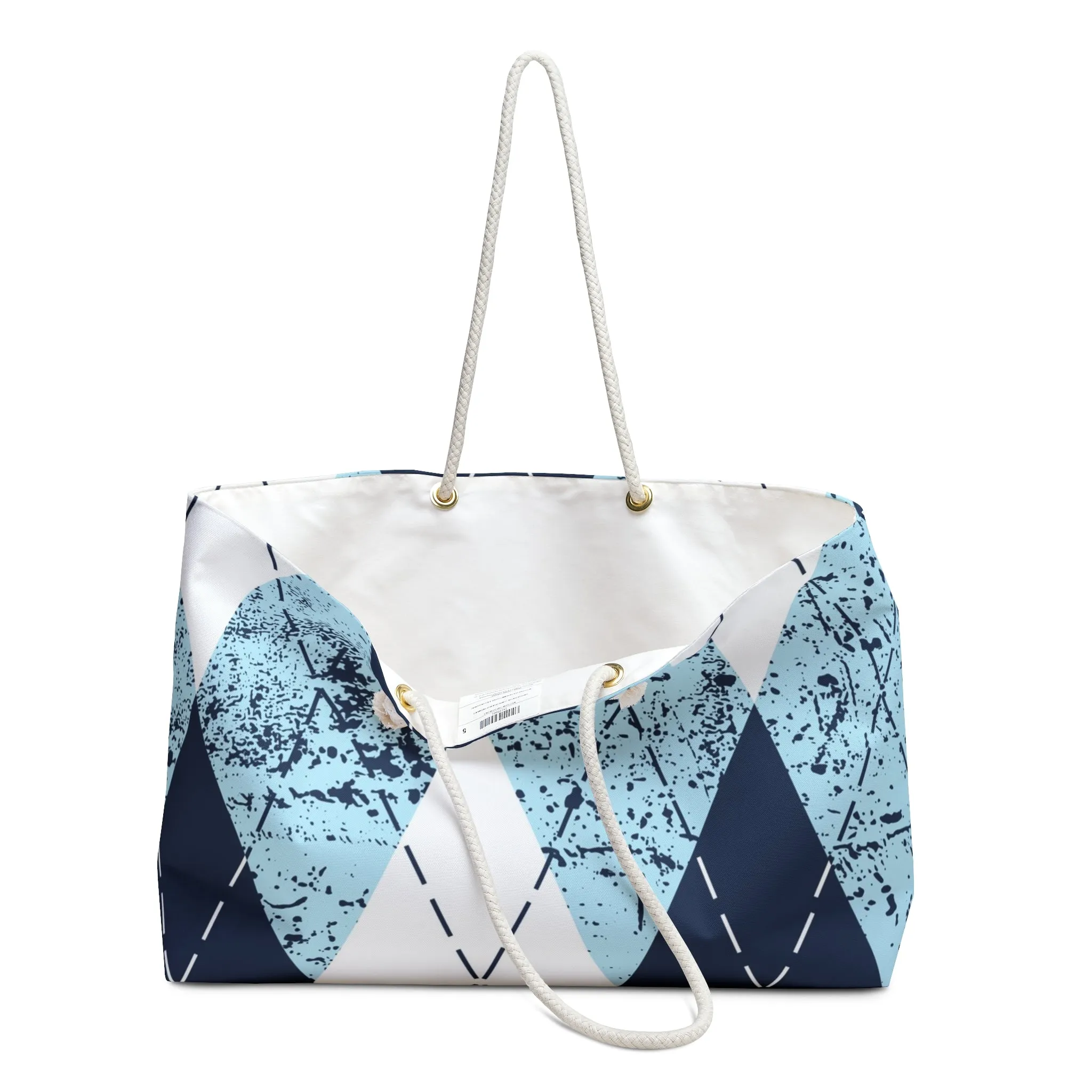 Stylish Geometric Weekender Bag | Perfect for Travel & Everyday Use