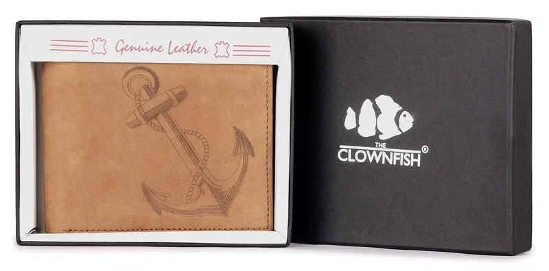THE CLOWNFISH Brown Men's Wallet (TCFWGL-GTOBR6)