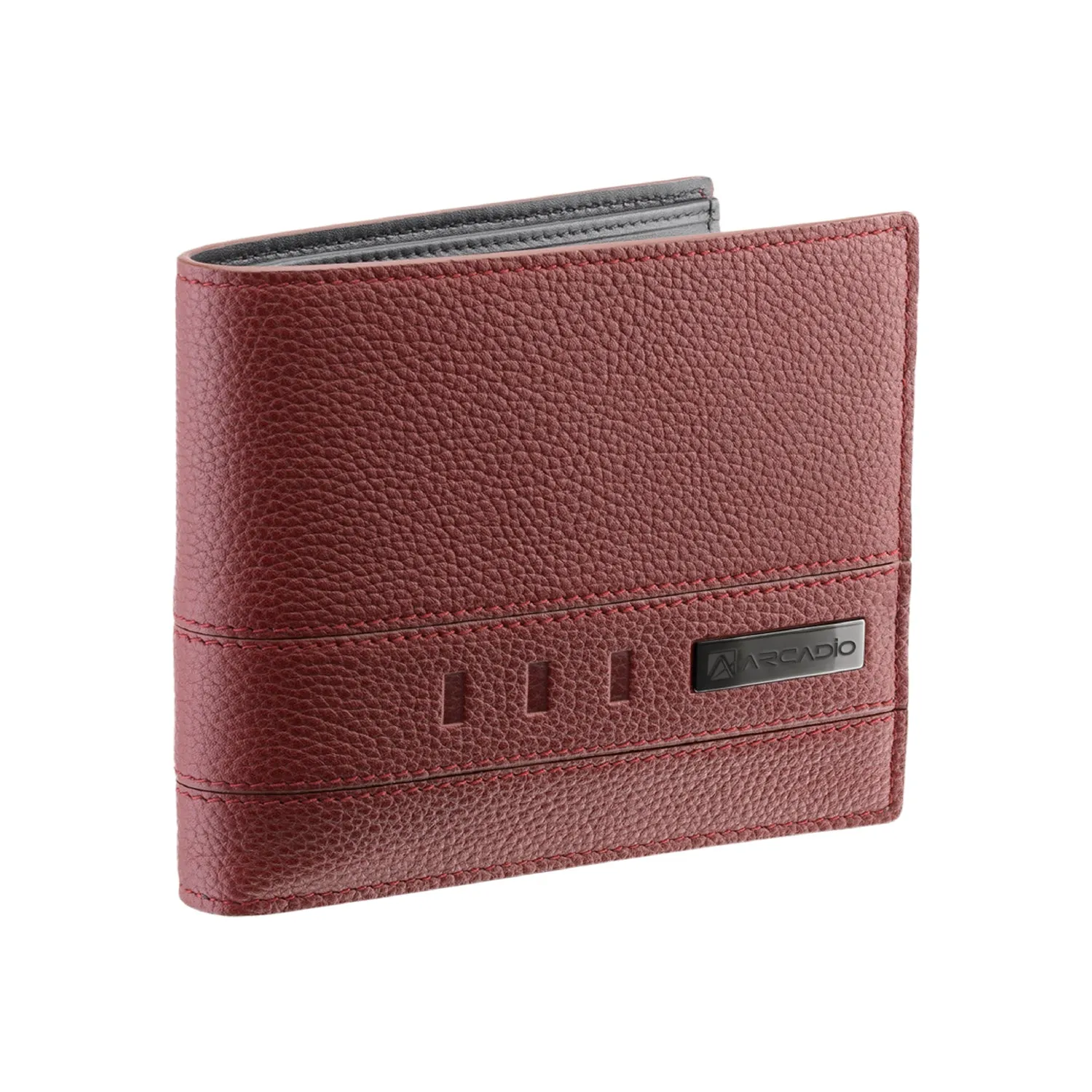 TWIN FUN Dual Toned Leather Wallet ARW1010RD