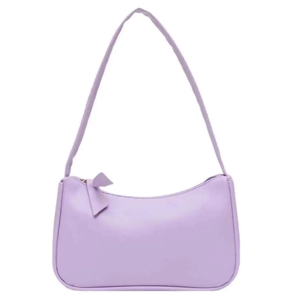 Uakiss Handle Bag Women Retro Handbag PU Leather Shoulder Totes Underarm Vintage Top Handle Bag Female Small Subaxillary Bags Clutch