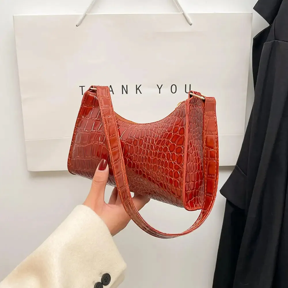 Vvsha Black Trendy Women Shoulder Bag Fashion Pu Handbags Crossbody Bags Small Handle Bags Shopper Clutch Purse