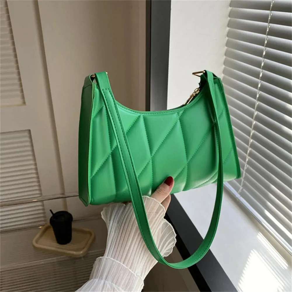 Vvsha Black Trendy Women Shoulder Bag Fashion Pu Handbags Crossbody Bags Small Handle Bags Shopper Clutch Purse