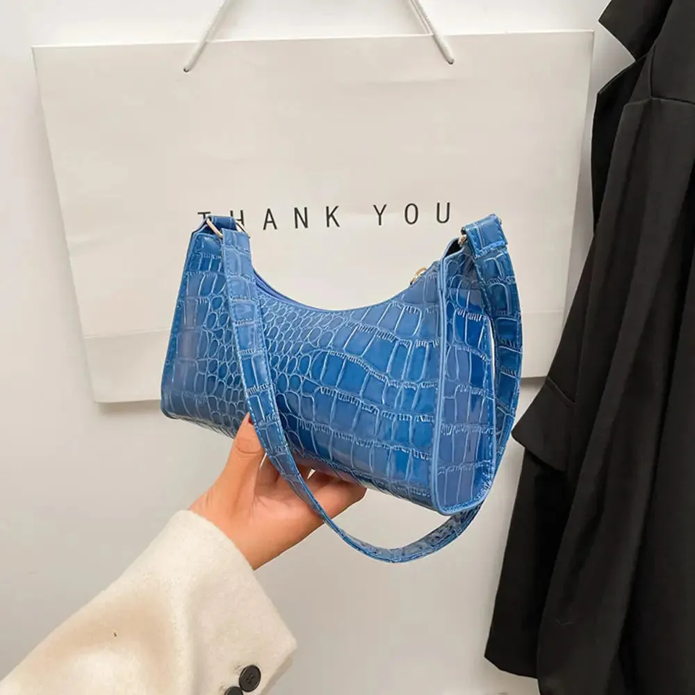 Vvsha Black Trendy Women Shoulder Bag Fashion Pu Handbags Crossbody Bags Small Handle Bags Shopper Clutch Purse