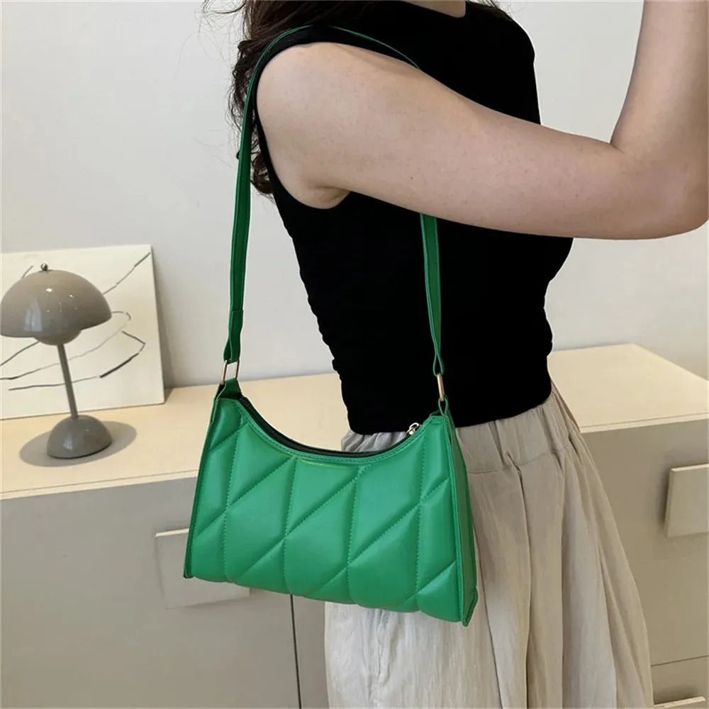 Vvsha Black Trendy Women Shoulder Bag Fashion Pu Handbags Crossbody Bags Small Handle Bags Shopper Clutch Purse