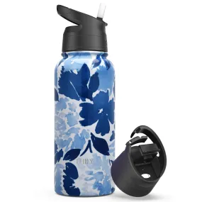 WATER BOTTLE | 32 OZ| BLUE MAPLE