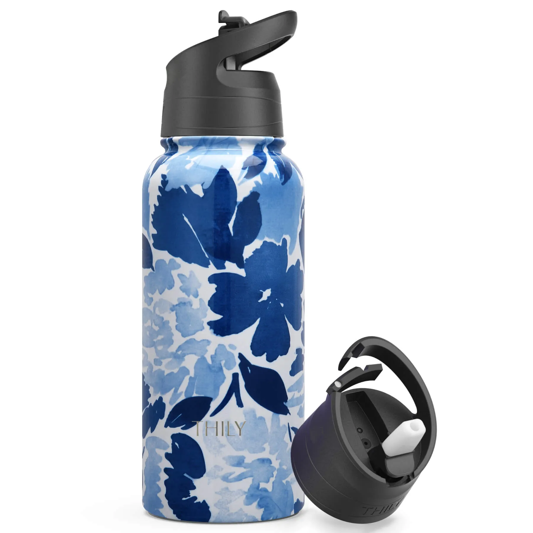 WATER BOTTLE | 32 OZ| BLUE MAPLE