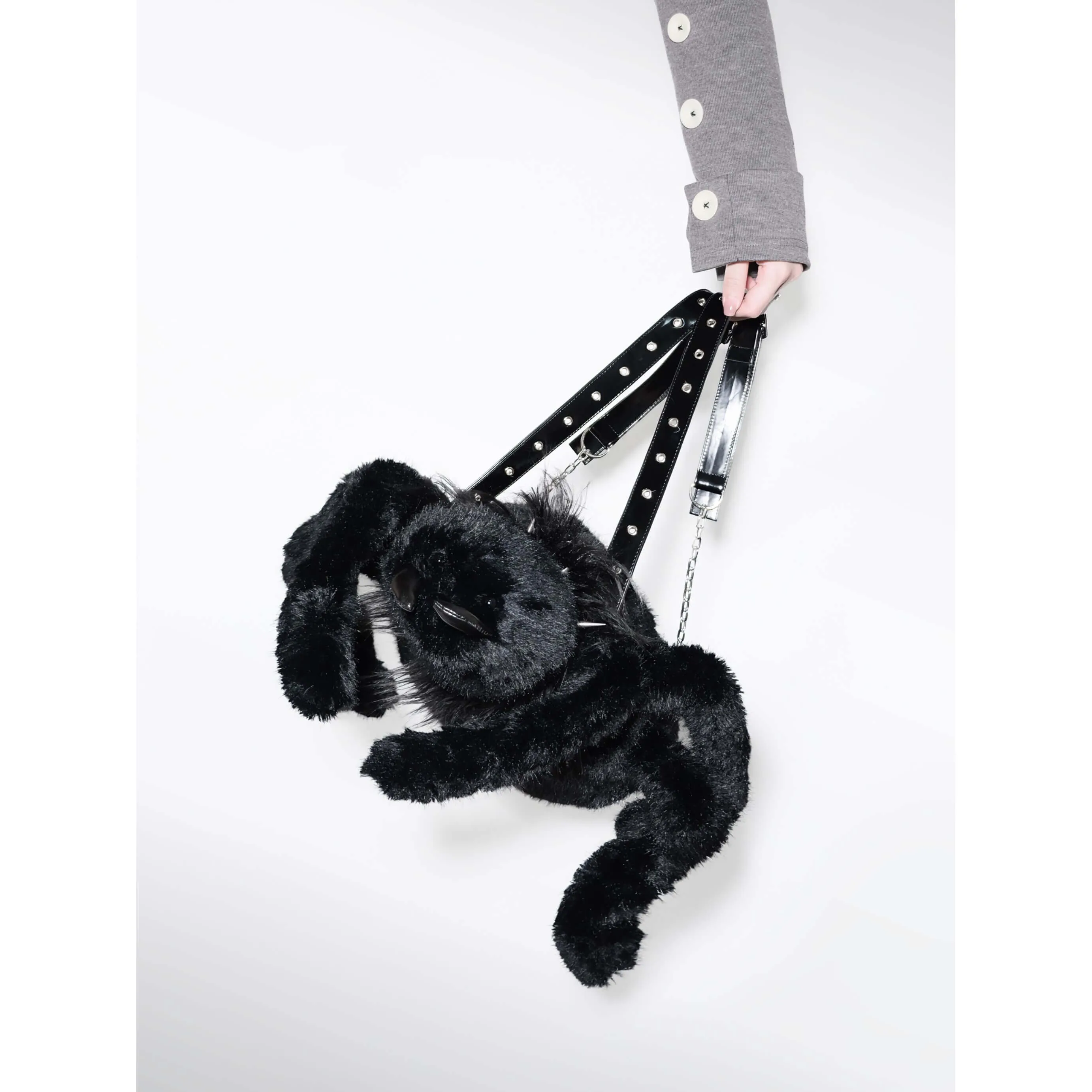 Zhulia Plush Spider Backpack with Strap